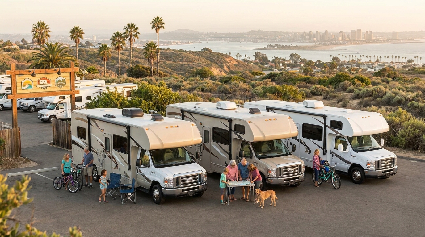Family RV Rental Comparison in San Diego - Best Suppliers 2026